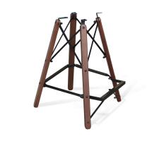 Каркас полубарного стула Sheffilton SHT-S80-1 артикул КС-110 темный орех/черный