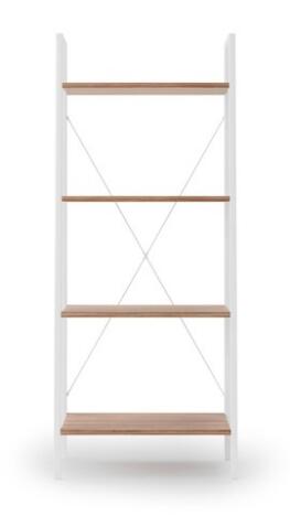 Стеллаж HALMAR NARVIK REG2 белый/дуб сонома