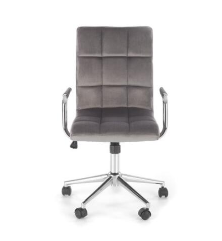 Кресло компьютерное HALMAR GONZO 4 серый/хром