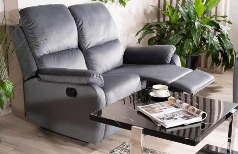 Диван SIGNAL SPENCER 2 Velvet Bluvel 14 раскладной, серый