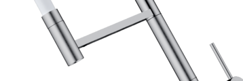 Смеситель для кухни Omoikiri Kanto-2 Plus-SB-BN-WH латунь/нержавеющая сталь/белый