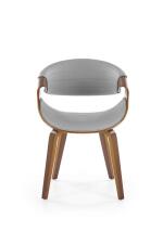 Стул HALMAR K544 серый/орех