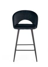 Стул барный HALMAR H96 черный/черный