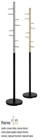 Вешалка SIGNAL FERRO черный/золотой