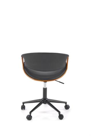 Кресло компьютерное HALMAR BILBO черный/орех