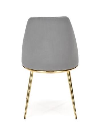 Стул HALMAR K460 серый/золотой