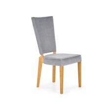 Стул HALMAR ROIS дуб медовый/серый