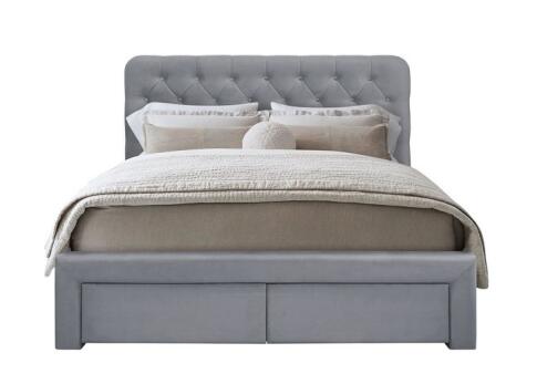 Кровать HALMAR MARISOL серый, 160/200