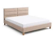 Кровать SIGNAL SIERRA Velvet Bluvel 28 бежевый/дуб 160/200