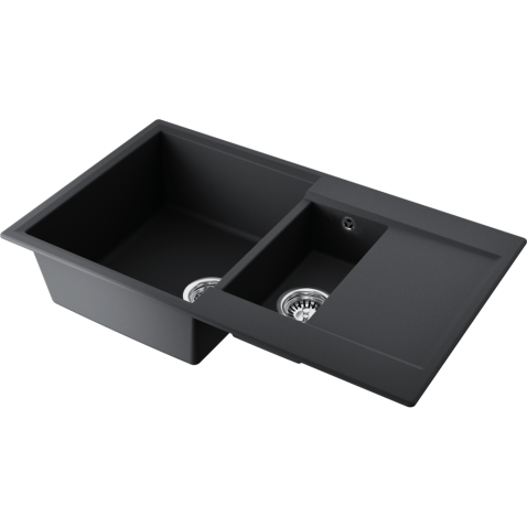 Кухонная мойка Omoikiri Daisen 86-2-BL Artgranit/черный