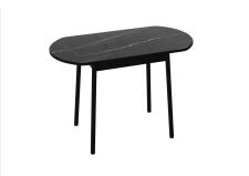 Стол ВВР Кэлли-2 раздвижной, Черный тунис/черный