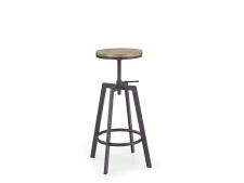 Стул барный HALMAR H64 кофе/old vasion