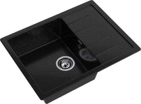 Кухонная мойка GRANFEST QUADRO Q-650L черный
