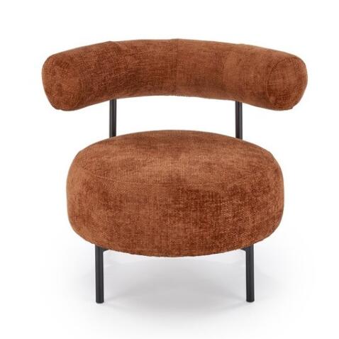 Кресло HALMAR HAZARD корица/черный