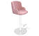 Стул барный Sheffilton SHT-ST39/S128 пыльная роза/хром/белый муар