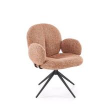 Стул HALMAR K568 корица/черный, поворотный