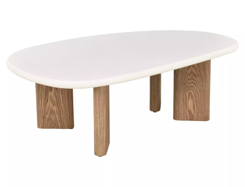 Стол журнальный SIGNAL ALPEN экрю/дуб 130/80