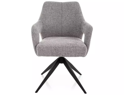 Стул SIGNAL OLSEN Noelle 09 серый/черный, поворотный