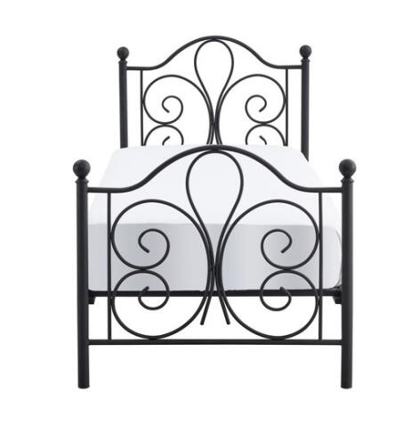 Кровать HALMAR PANAMA черный, 90/200