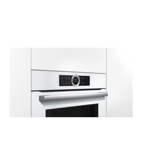 Духовой шкаф BOSCH компактный с СВЧ CMG633BW1