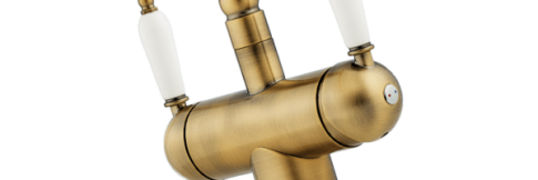 Смеситель для кухни Omoikiri Amagasaki-AB античная латунь