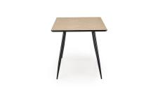 Стол обеденный HALMAR BERTO натуральный/черный 120/80