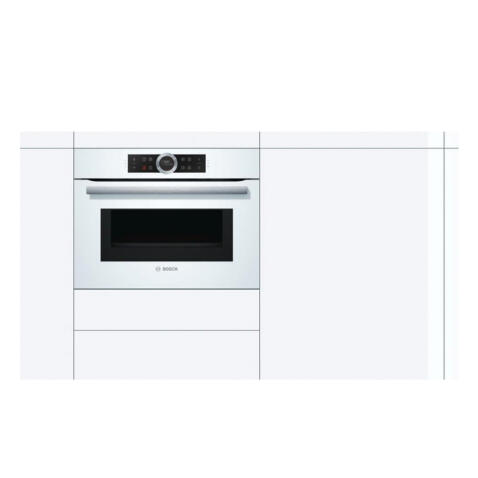Духовой шкаф BOSCH компактный с СВЧ CMG633BW1
