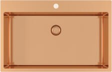 Мойка кухонная AQUASANITA Steel AIR 100 M-C copper
