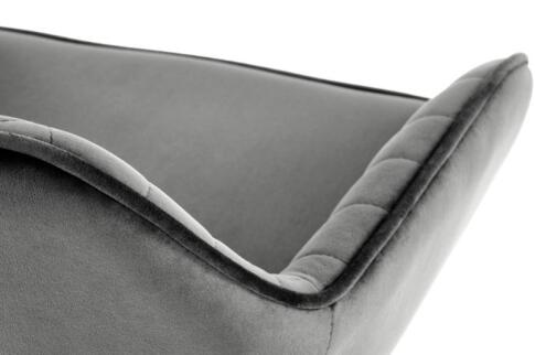 Стул барный HALMAR H103 серый/черный