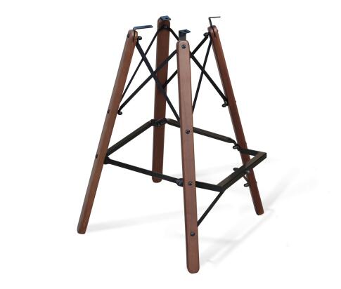 Стул барный Sheffilton SHT-ST39/S80 тихий океан/темный орех