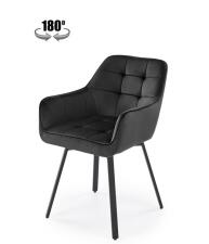 Стул HALMAR K588 черный/черный