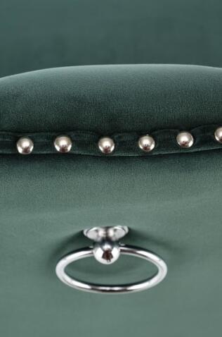 Стул HALMAR MIYA темно-зеленый/черный