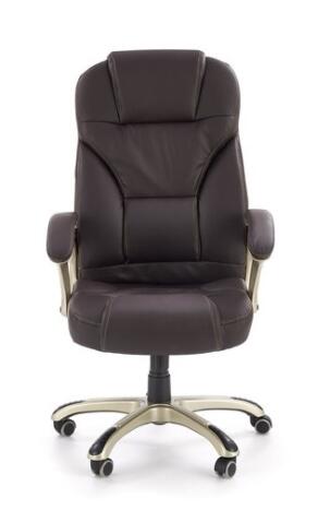 Кресло компьютерное HALMAR DESMOND т.коричневый