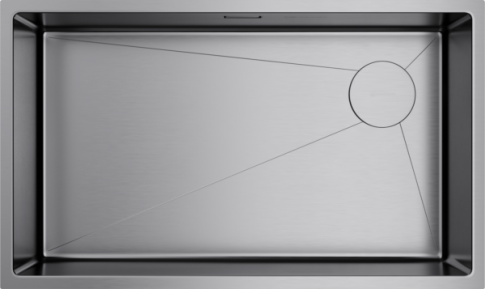 Кухонная мойка из нержавейки Omoikiri Taki 74-U/IF-IN Side нержавеющая сталь