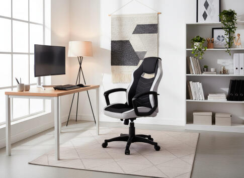 Кресло компьютерное SIGNAL CAMARO черный/серый