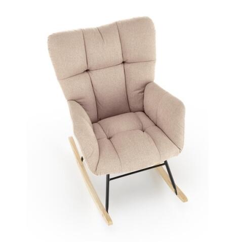 Кресло-качалка HALMAR VASCO бежевый