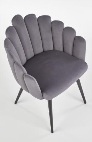 Стул HALMAR K410 серый/черный