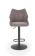 Стул барный HALMAR H122 серый/черный