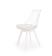 Стул HALMAR K245 белый/бесцветный