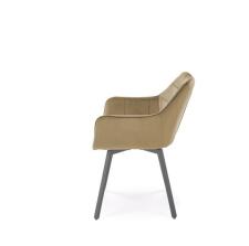 Стул HALMAR K588 бежевый/черный