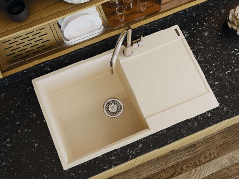 Кухонная мойка Omoikiri Daisen 86-BE Artgranit/ваниль