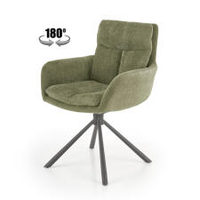 Стул HALMAR K495 оливковый/черный, поворотный