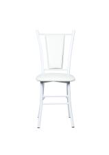 Стул ВВР Марсель белый/белый, экокожа