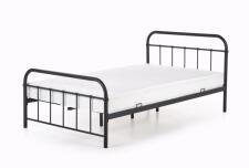 Кровать HALMAR LINDA черный, 120/200