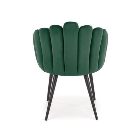 Стул HALMAR K410 темно-зеленый/черный