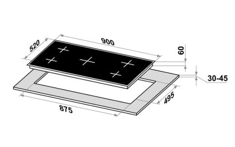 Поверхность индукционная MAUNFELD CVI905SFBK
