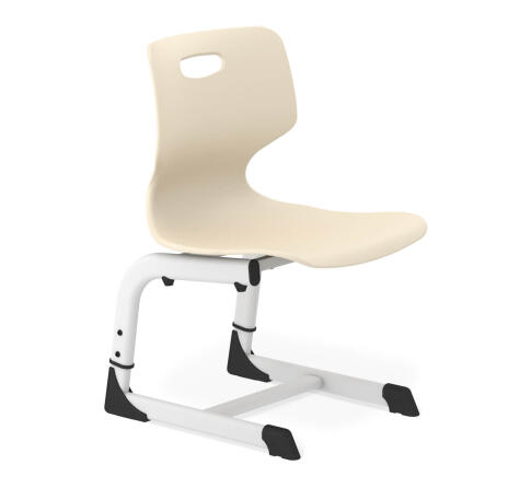 Стул Sheffilton SHT-S-TN21/3-5 бежевый/белый муар