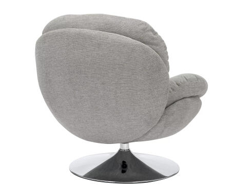 Кресло SIGNAL BRIGITTE Brego 07 серый/хром