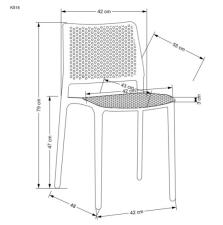 Стул HALMAR K514 оранжевый