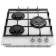 Варочная панель газовая MEFERI MGH453WH GLASS POWER